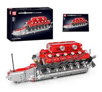 Mould King 10169 Tecnica V12 motore blocchi di costruzione giocattolo, 3472 pezzi APP motore elettrico motore blocchi di pinza Kit regalo giocattolo per adulti e ragazzi 8+