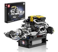 Mould King 10207 Tecnica V8 Engine Kit Blocchi da Costruzione Blocchi di Morsetto Motore V8 Engine Model Kit Simulazione Auto Motori Model Kit per Auto Truck Fans (761 Parti)