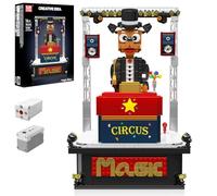 Mould King 10240 Retro Theater Magician Stage Model Kit for Adults, Creator Expert Grand Illusion Performance Architecture Set, Collectible Vintage Showroom Office Desktop Display (1468 Pieces)