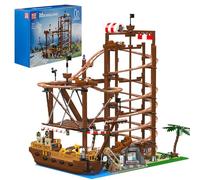 Mould King 11013 Tecnologia Roller Coaster Set Blocchi di Morsetto con Looping MOC Roller Coaster Parco di Divertimento Roller Coaster Building Blocks Giocattoli con Bambini Regali (2174 Parti)
