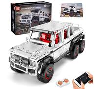 Mould King 13061 Veicolo tecnico fuoristrada, 3832 PCS G700 6x6 Building Block Truck con Monster Engine, kit offroad blocchi di bloccaggio regalo per compleanno e Natale