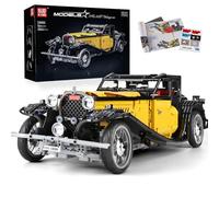 Mould King 13080 Kit di costruzione per auto d'epoca high-tech T50, 3564 parti MOC da collezione, kit di costruzione giocattolo STEM apprendimento per bambini