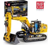 Mould King 13112 Cantiere Escavatore con Telecomando, Mattoncini ABC