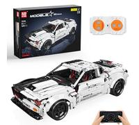 Mould King 13128 Set di Costruzione di Auto da Collezione Con Telecomando Modellino di Auto Sportiva Con Telecomando Kit da Collezione Per Bambini Fan e Adulti (1678 Pezzi)