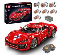 Mould King 13190 - Kit elettrico telecomandato per auto, modello tecnico, in scala 1:8, kit di blocchi meccanici per auto tecnologiche (4070 parti)