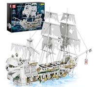 Mould King 13193 Pirata Nave Blocchi di Costruzione Blocchi di Morsetto Giocattolo Nave Grande Pirata Modello Kit Regalo di Natale per Bambini Da 14 Anni (3769 Parti)