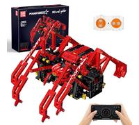 Mould King 15053 Tecnologia Remote Controlled Spider Building Blocks Giocattolo STEM Spider Robot Clamp Blocks Modello Cool Regalo di Compleanno Per I Bambini (818 Parti)