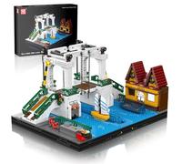 Mould King 16068 - Set di mattoncini da costruzione, città nordica, 2066 pezzi, modello modulare, regalo e display per 14+ adulti e ragazzi