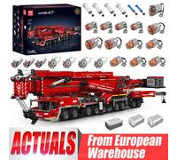 Mould King 17007 17008 Tecnico Camion Building Block Telecomando Liebherred LTM 11200 Modello di gru Bambini Auto di Natale Giocattoli