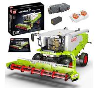 Mould King 17014 Tecnologia Mietitrebbia Kit Blocchi Building, Mietitrebbia Telecomandata MOC, Set Blocco Veicoli Costruzione Pesante Trattore Claas Lexion 760 (1265 PCS)