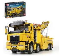 Mould King 17028 Camion di Traino Pesante Camion Giocattolo con Gru 4883PCS Il carro attrezzi All Terreno con telecomando Alta 7 Motori (Imballaggio originale)
