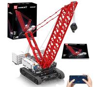 Mould King 17046 High-tech Gru cingolata MOC Camion con 5 Motori, APP Tecnologia Telecomando 16000 Griglia Boom Crawler Crane Costruzione Morsetto Blocchi Kit di 4494 Parti