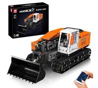 Mould King 17054 Technology Mongoose Loader Buidling Blocks Kit, MOC Electric Remote Control Bulldozer Heavy Duty Engineering Vehicle, Mining Loader Technology Blocchi di bloccaggio Trattore Set (1423
