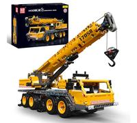 Mould King 17058 Technical camion gru mattoncini da costruzione, versione statica, set di costruzione di gru meccanica, mattoncini per camion gru kit come giocattolo/regalo (997 pezzi)