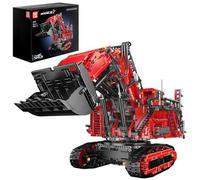 Mould King 17071 Tecnologia Telecomando Controllato Escavatore Kit Escavatore Modello Blocchi Red Crane Morsetto Blocchi Regalo Giocattolo per Adulti e Adolescenti (4767 Pezzi)