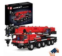 Mould King 17074 Engineering LTM Crane: All Terrain Remote Controlled Construction Crane Machine Models Perfect for Crane Building Set Lovers (3218 Parti)