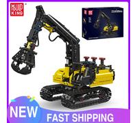 Mould King 17077 Camion di ingegneria tecnica Giocattoli Il log idraulico Grappolo Building Block Set di mattoni Regalo di Natale per bambini