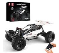 Mould King 18001 Technology - Macchina da corsa fuoristrada, 394 pezzi con 3 motori, modello Building Block The Mechanical Group Series per veicoli fuoristrada estremi, kit da costruzione giocattolo