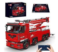 Mould King 19008 Carro Attrezzi Versione Dinamica dei Blocchi del Modello di Camion da Costruzione, 10966 Pezzi Kit di Montaggio del Demolitore Autocarro con Gru Pneumatica con 19 Motori Kit