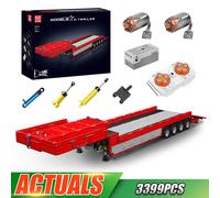 Mould King 19015T Tecnico Auto Building Block APP e RC Modello di Rimorchio di Controllo Remoto Set di Montaggio Camion Mattoni Regalo Di Natale Per Bambini