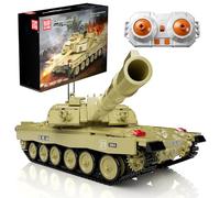 Mould King 20037 Tecnologia RC Carro armato Blocchi di costruzione Morsetto Carro armato Challenger 2 Serbatoio Militare Modellismo Compatibile Con Altre Marche (1129 pezzi)