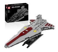 Mould King 21074 MOC Venator Class Republic Attack Cruiser Building Block Toy Model Building Set, 1320 Pezzi, Adulti, Non Pieghevole