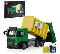 Mould King 24088 Technik Auto della spazzatura giocattolo mattoncini da costruzione con 2 bidoni della spazzatura, modello compatibile con altre marche (646 pezzi)