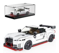 Mould King 27031 Speed Champions Sport Auto Blocchi Di Costruzione Con Vetrina Acrilica Gtr Per Auto Da Corsa (356 Pezzi)