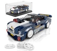 Mould King 27048 Technical Speed Champion auto sportive mattoncini da costruzione Musteng 1967 da corsa con vetrina acrilica modello auto da collezione (387 pezzi)