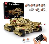 MOULD KING attacco carro armato militare carro armato Mammoth mattoncini di b...