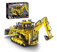 Mould King Bulldozer 17023 - Kit di montaggio per adulti, bambini e appassionati di veicoli da costruzione, controllo 2,4 G, 3963 pezzi, grande set di mattoncini con 6 motori