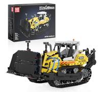 Mould King Technik Bulldozer Modellino di costruzione per macchine da costruzione con 1200 pezzi, giocattolo STEM 19019 per bambini dai 14 anni in su e per adulti