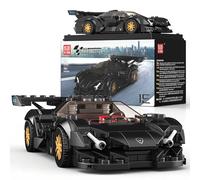 Mould King Technik Speed Champion - Mattoncini da costruzione per auto, tecnica 27061, auto da corsa, giocattolo da costruzione, modello da collezione, auto da corsa per adulti (355 pezzi)