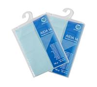 Mouldmaster Aida 14 Count Blu Pallido Confezione da 2, 39cm x 45cm