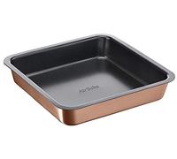 Moule à cake carré Tefal Airbake 23X23 cm Anti-adhésif Acier Marron