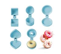 Moule à Cake - Forme Ronde Démoulage Facile | Accessoire cuisine pour chocolat, mochi, riz, argile, biscuits | Idéal pour mariage, fête, événement, celébration, dessert créatif et préparation