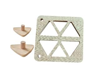 Moule à sushi triangulaire pressa en bois antiadhésif fabricant de boules de riz onigiri shaper outil de formation d'algues artisanat alimentaire japonais accessoire de cuisine réutilisable préparatio