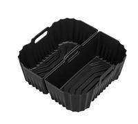 Moule Silicone - Contenants Pliables Réutilisables | Moules En Silicone De Grande | Accessoires De Cuisine Et De Pâtisserie | Revêtements De Friteuse Pour La Préparation De