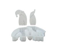 Moules En Silicone De Noël -Moule Du Père Noël |Outil Antiadhésif Polyvalent Pour Fabrication Créative Savon, Bougie, Chocolat, Pâtisserie, Idéal Activités Manuelles Et Loisirs Créatifs Pour Enfant