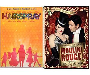 Moulin Rouge & Hairspray Musical DVD Set Special Edition 2 Disc & Bonus Videos Shimmy Shake