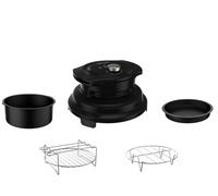 Moulinex, Accesorio Turbo Crisp Lid,Coperchio Friggitrice ad Aria, Accessorio Multicooker Turbo cousine, Risultati Croccanti a Basso Contenuto di Grassi, Meno Tempo ed Energia, LF1018