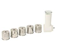 Moulinex Accessorio tritatutto grattugiatore, Shredder 5 tamburi, Grattugiare fine, grattugiare grande, tritare, grattugiare patate, schiacciare il ghiaccio, Made in France XF990101