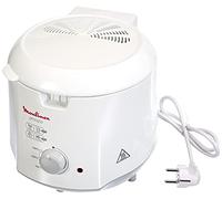 Moulinex AF230170 AF2301 Principio Mini Friggitrice Compatta con Potenza di 1000 W, 1.2 kg, Alluminio, Bianco