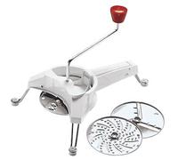 Moulinex affetta / sbuccia alimenti Rosso, Acciaio inossidabile, Bianco
