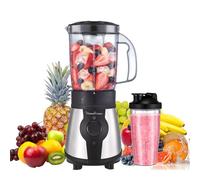 LM1B1 Frullatore Portatile con Bottiglia Blend&Go Capacit 0.75 Litri Potenza 300 Watt Colore Nero / Inox