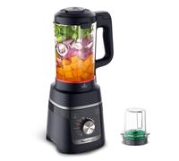 Moulinex Blendforce Cook, Frullatore con Cottura, Ricette Calde e Fredde, 5 Programmi Automatici, 6 Velocità + Pulse, Black Night, LM5768F0