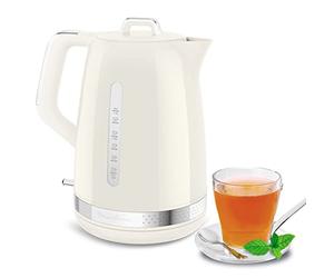 Moulinex BY320 Soleil Bollitore, Funzionale Coperchio a Cerniera, Capacità 1.7 L, Indicatore del Livello dell'Acqua, Filtro Anticalcare, Beccuccio di Precisione, Interruttore On/Off