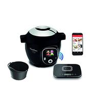 Moulinex CE8598 Cookeo Grameez Multicooker Connesso con 200 Ricette Pre-impostate, 1600 W, Capacità 6L, 2-6 Persone, Robot da Cucina Multifunzione, 6 Modalità di Cottura, Bilancia Connessa