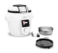 Moulinex Cookeo Infinity con Pala Mescolatrice Automatica, Friggitrice ad Aria + Multicooker a Pressione, 20 Programmi, Doppio Livello, CE9821F0