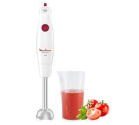 Moulinex DD1211 - Frullatore a immersione Turbomix+, 350, in plastica, 800 ml, colore: Bianco